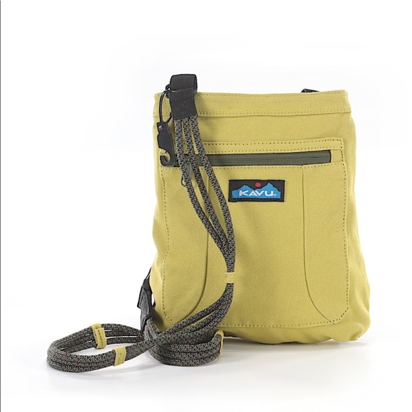 Kavu Handbags - Yellow Kavu Crossbody Bag Kavu Handbags - Yellow Kavu Crossbody Bag